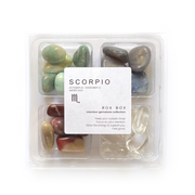 Scorpio Zodiac Rox Box - jumbo crystals and stones set - Leopard Frog