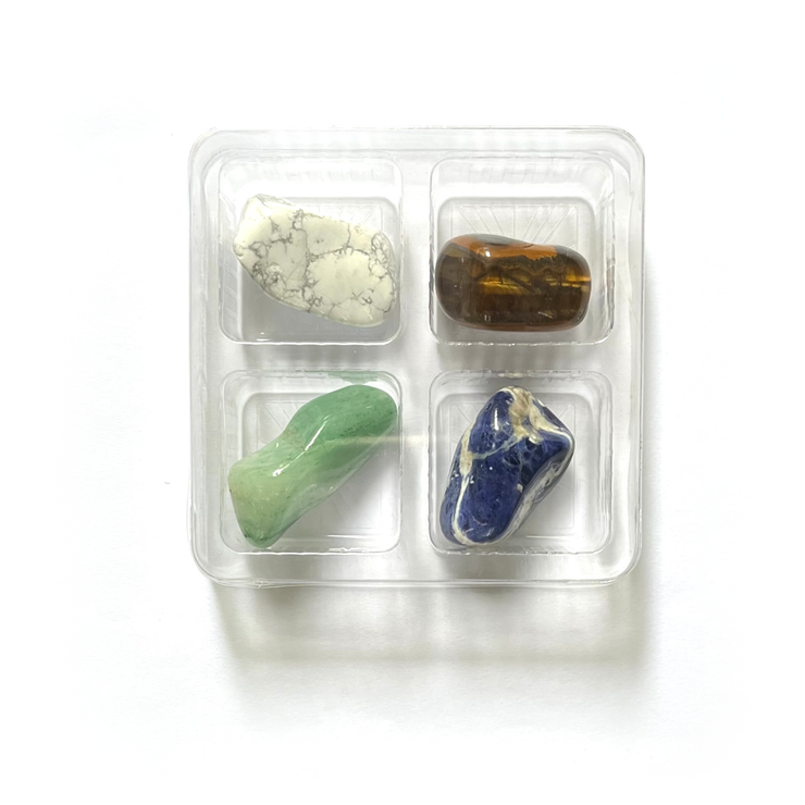 Taurus Zodiac Rox Box - jumbo Crystals and Stones gift set - Leopard Frog