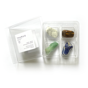 Taurus Zodiac Rox Box - jumbo Crystals and Stones gift set - Leopard Frog