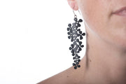 Large Cluster Flower Earring