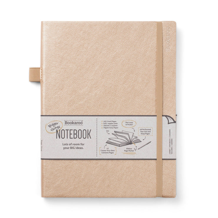 Bookaroo Bigger Things Notebook: Teal