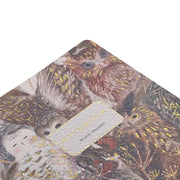Vegan Leather A6 Passport Notebook - Owls 