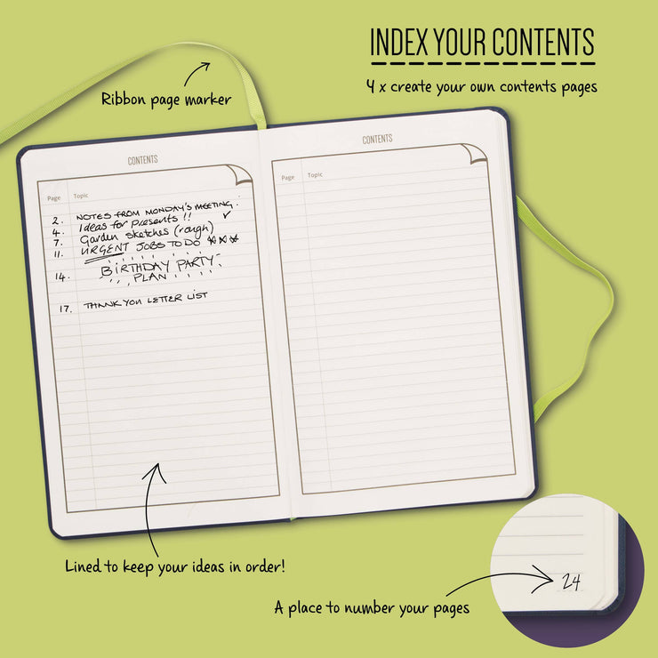 Bookaroo A5 Notebook: Mustard