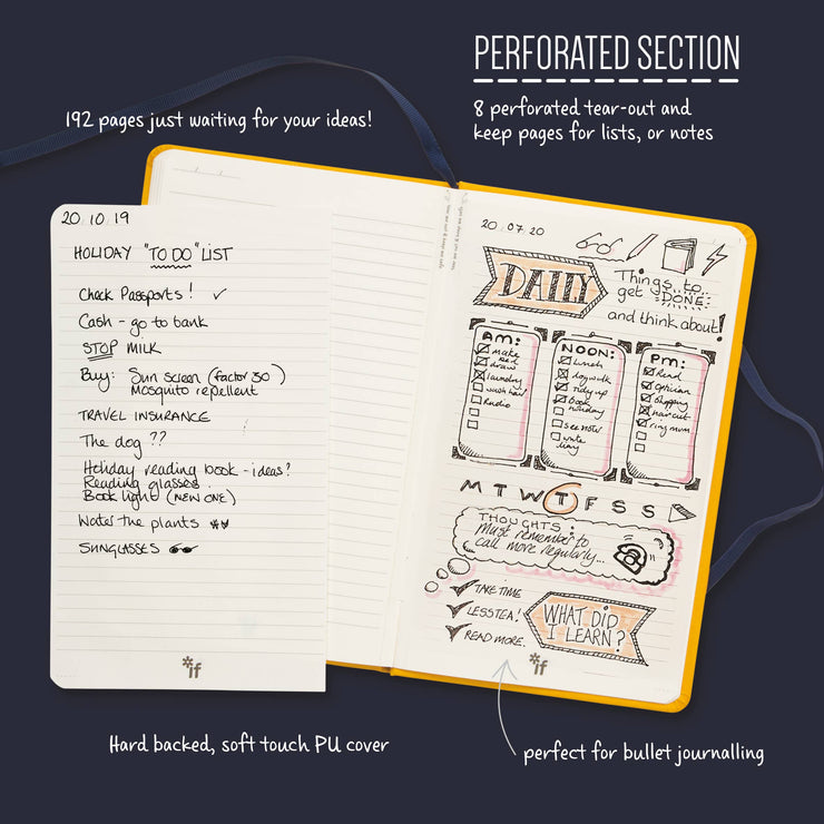 Bookaroo A5 Notebook: Mustard