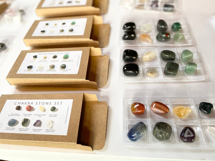 Chakra Collection - Rox Box - 8 pack - Crystals and Stones - Leopard Frog