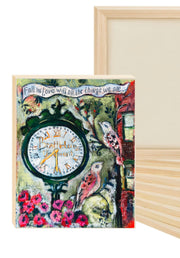 Brattleboro Clock Print - Leopard Frog