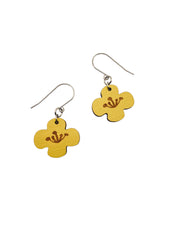 Buttercup Flower Earrings, Lightweight, Hypoallergenic, Made in Vermont