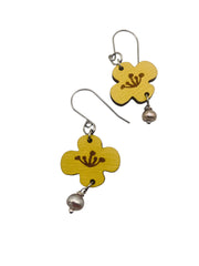 Buttercup Flower Earrings, Lightweight, Hypoallergenic, Made in Vermont