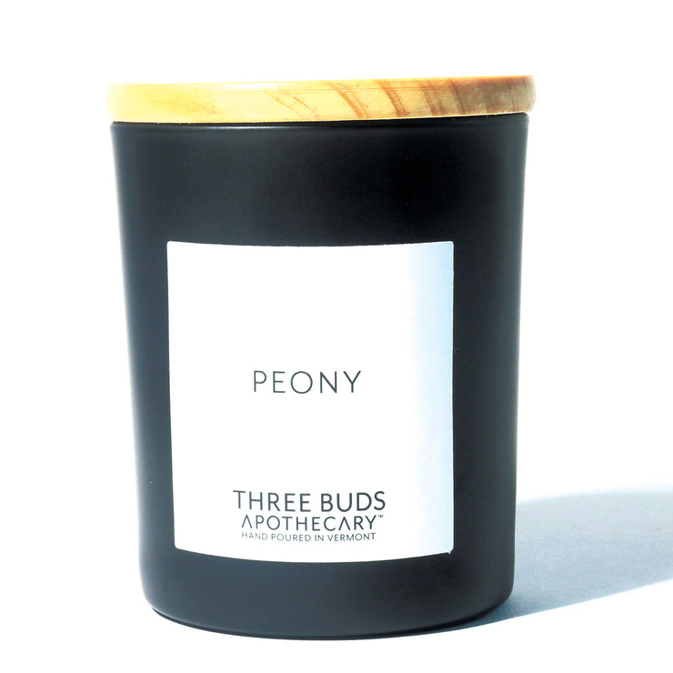 Peony Hand Poured Soy Candle - Leopard Frog