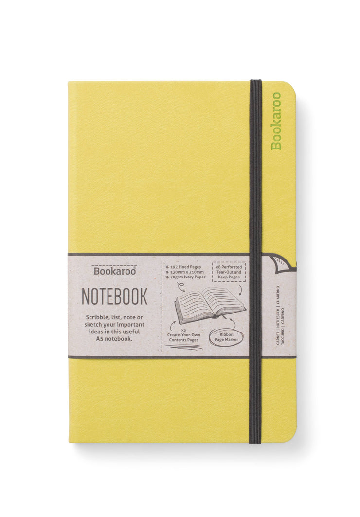 Bookaroo A5 Notebook: Mustard