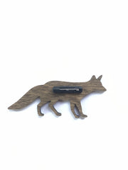 Vulpecula pin - fox constellation pin - fox constellation brooch - cut fox jewelry - teenager gift ideas -  fox wooden pin - starry fox - Leopard Frog