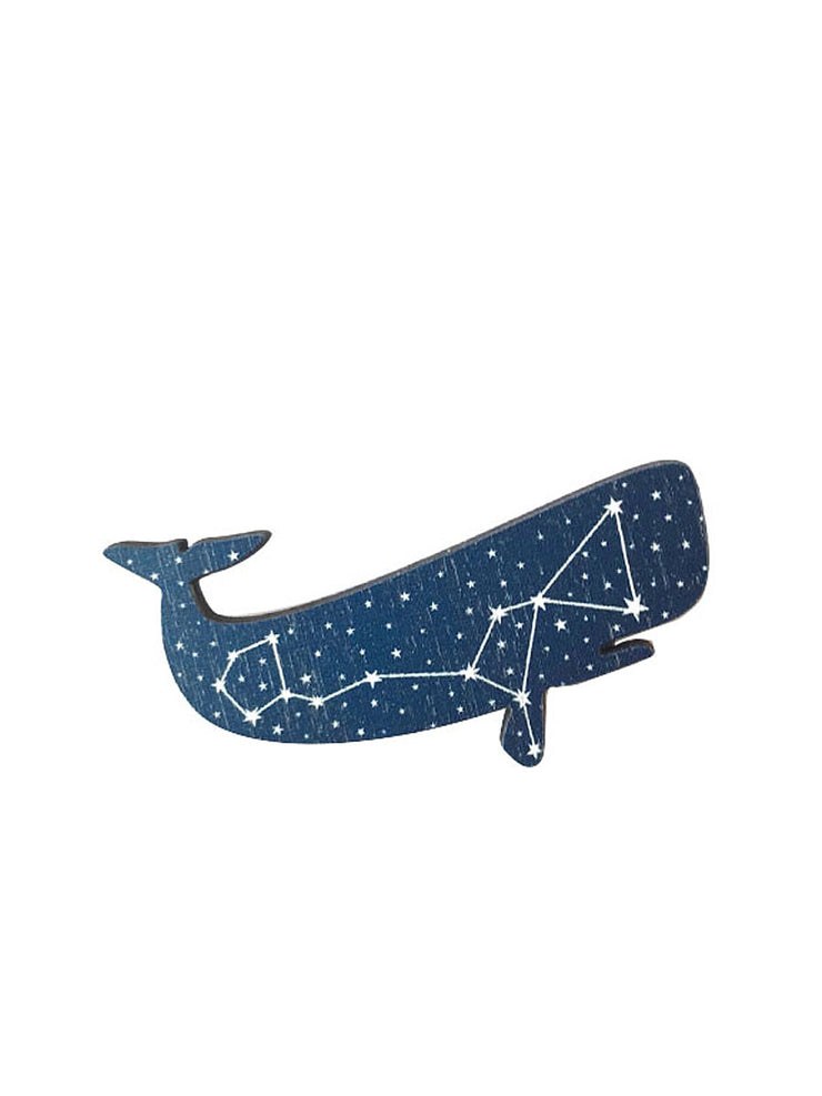 Whale Constellation Brooch - Leopard Frog